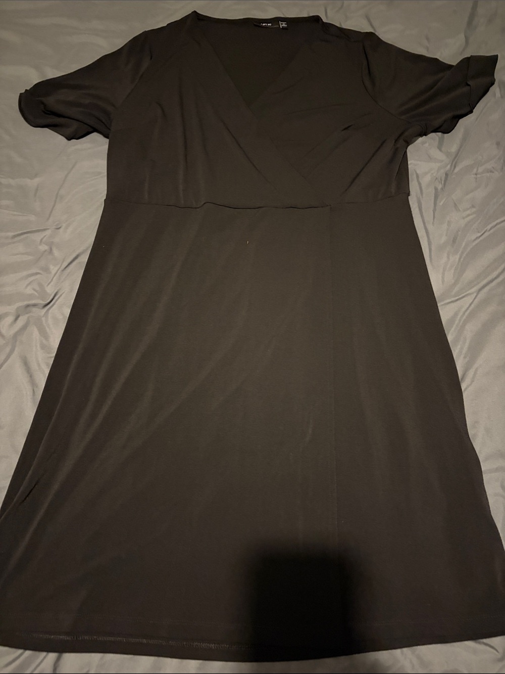 Apt. 9 Black Midi Wrap-Style Dress